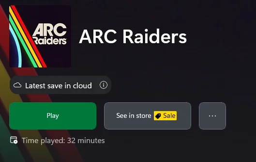 Arc Raiders game account deal on Eldorado for less than 1 dollar